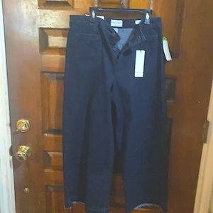 Frayed High Rise Leg Crop Jeans size 29